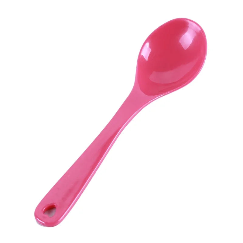 Baby Toddler Feeding Spoons Safe Plastic Baby Training Eating Spoons Set Food For Kids Color Small Spoon