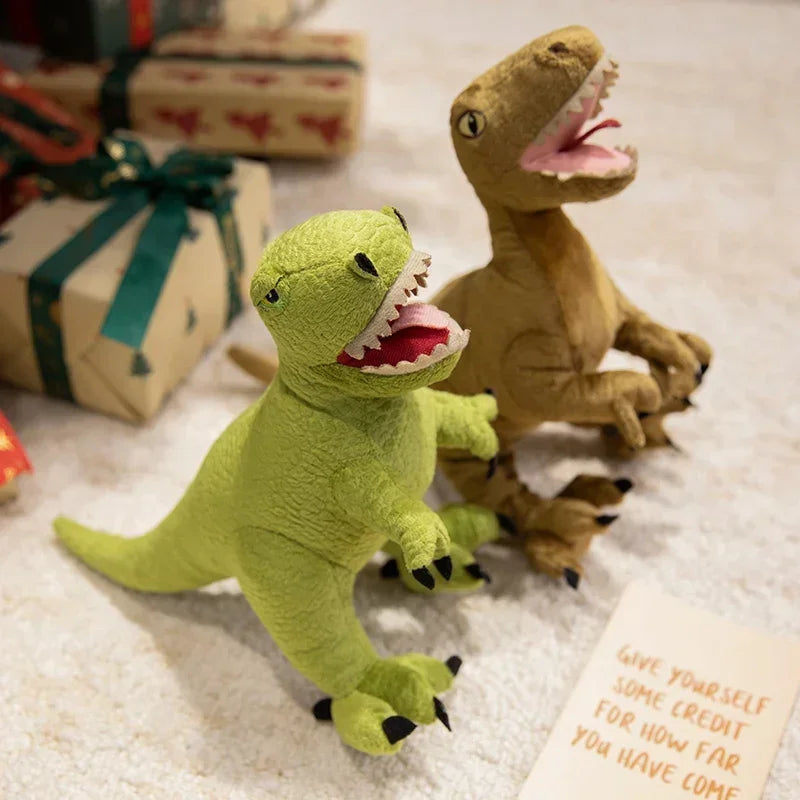 Simulation Dinosaur Plush Toy Stuffed Animal Triceratops/Tyrannosaurus Rex/Brontosaurus Sword Dragon Soft Doll Children's Gift