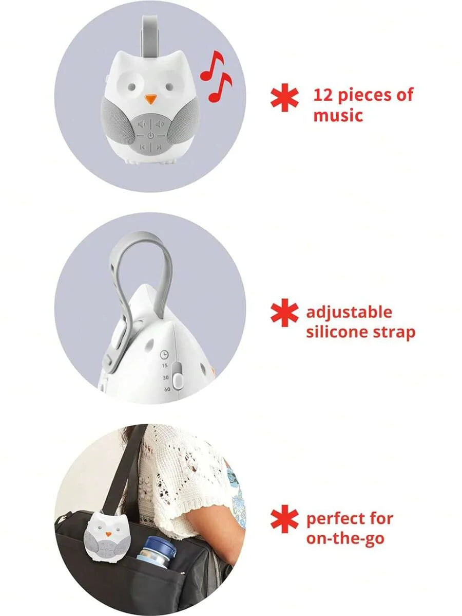 Portable Sleep Sound Toddler White Noise Machine Soothing Music Player Sleep Home for Baby Room Stroller Lullaby boys Girls Gift