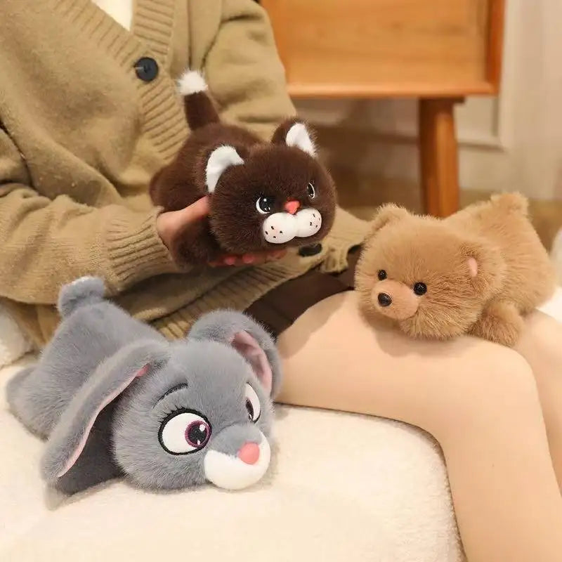 Companion Latest Lying Rabbit Red Panda Baby Elephant Doll Kawaii Stuffed Plush Toy Cartoon Anime Cute Pillow Kids Birthday Gift
