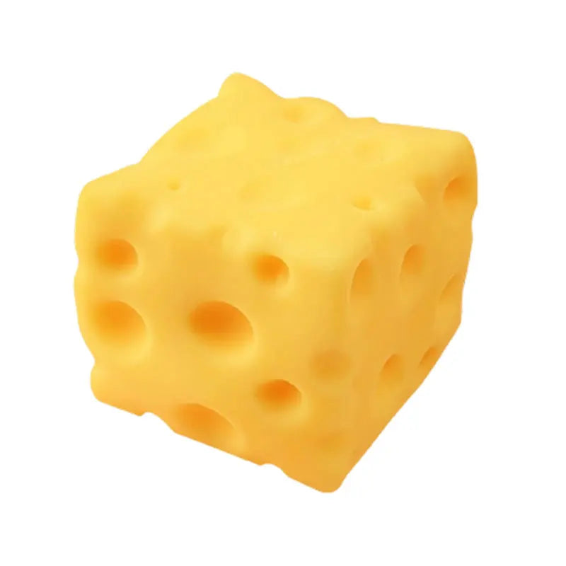 Cheese Squeeze Toy Simulated Cheese Squishy Fidget Toys Low Rebound Shapeable Venting Ball Office Relax Stress Relief Ornament