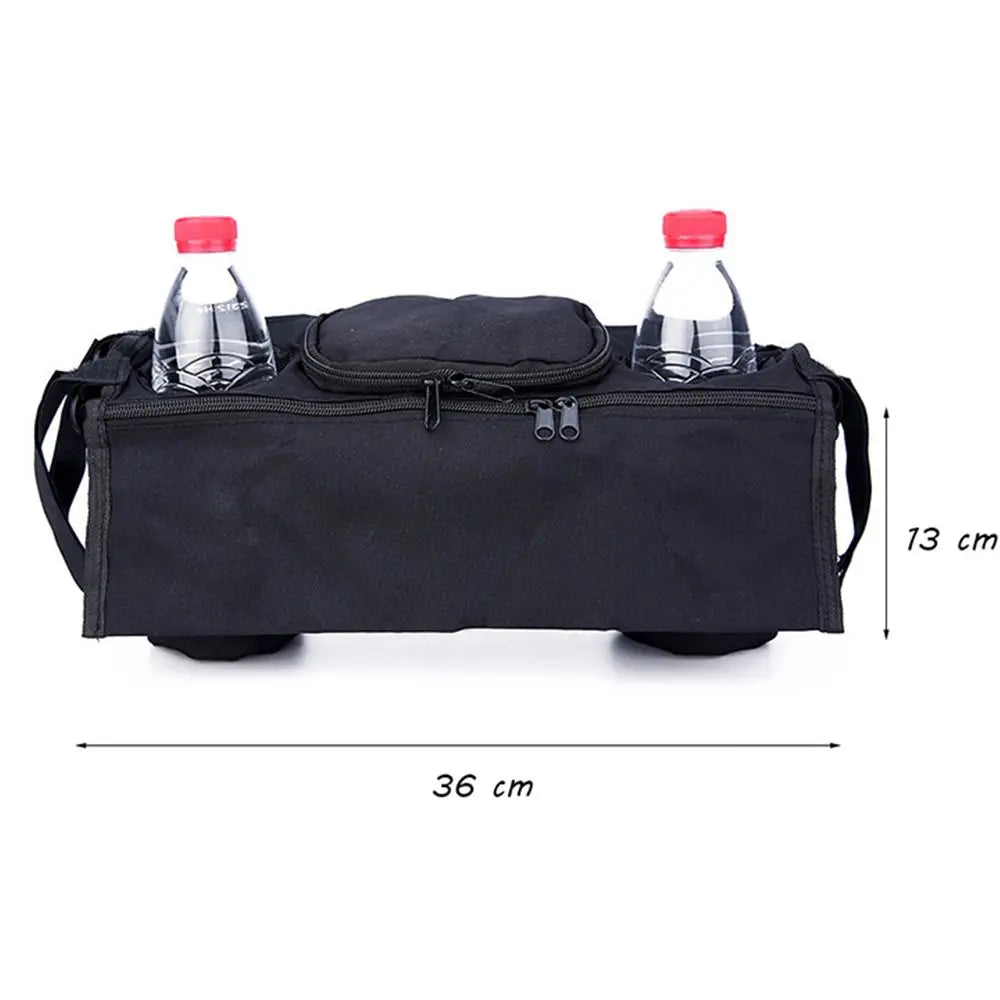Wheelchair Storage Bag Stroller Accessories Baby Stroller Organizer Baby Pram Bottle Cup Holder Carriage Bag Infant Nappy Bags