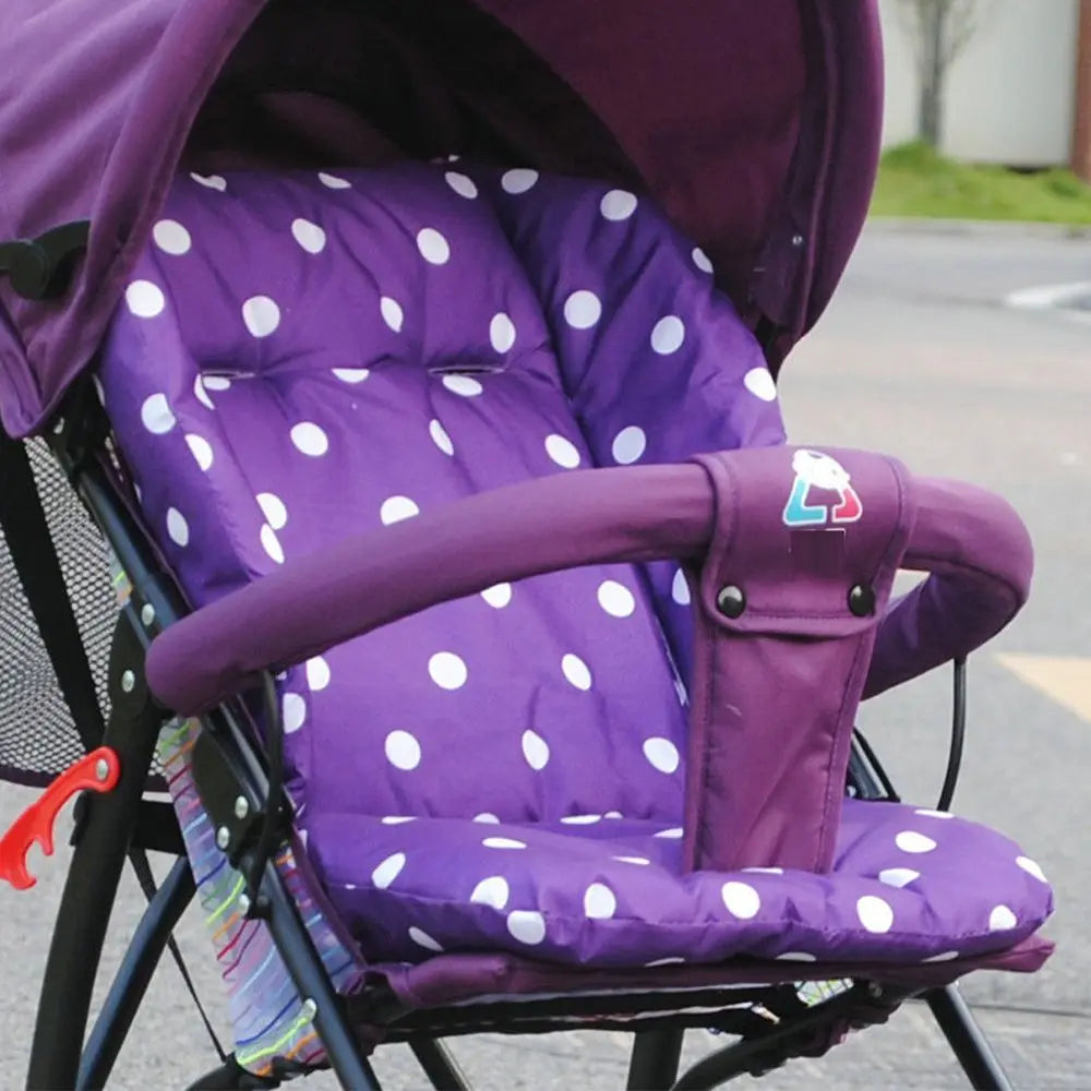 Universal Chair Pad Baby Warmer Cotton Cart Mat Dot Liner Stroller Mat Stroller Cushion Stroller Accessories Cotton Mat