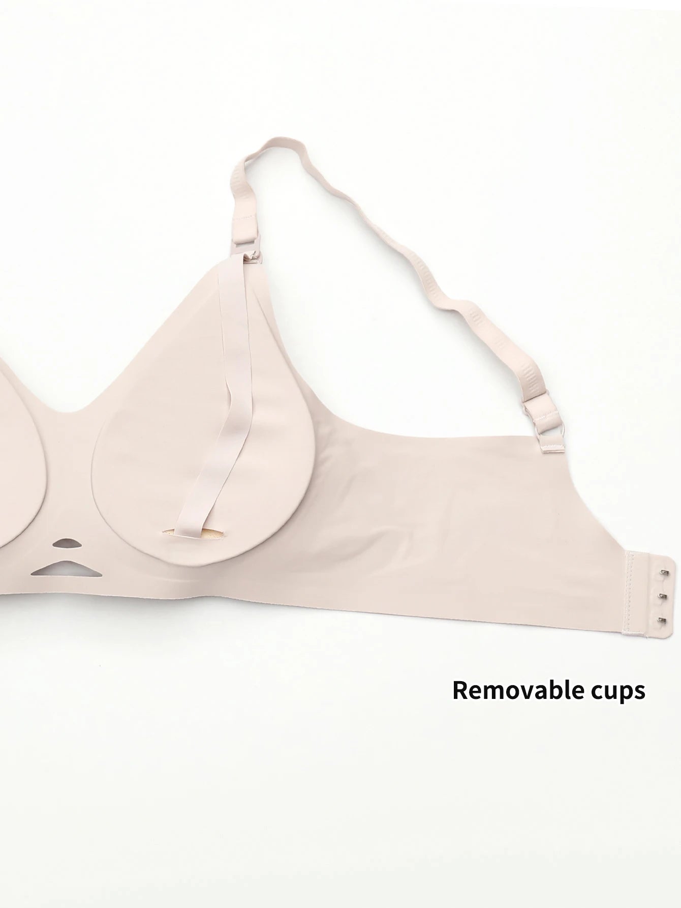 New Pregnant Women'S Front Opening Bra With Comfortable And Seamless V-Neck And Removable Cups Design Daily Breastfeeding Bra
