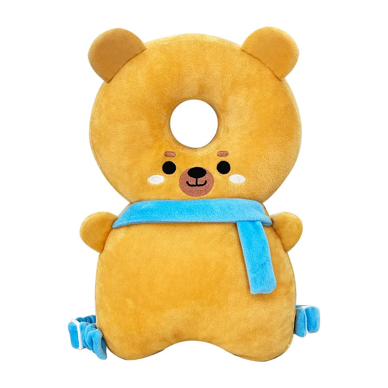 Cartoon Soft Headrest Security Pillow Backpack for Newborns and Toddlers Head Fall Protection Pad Model BHP01