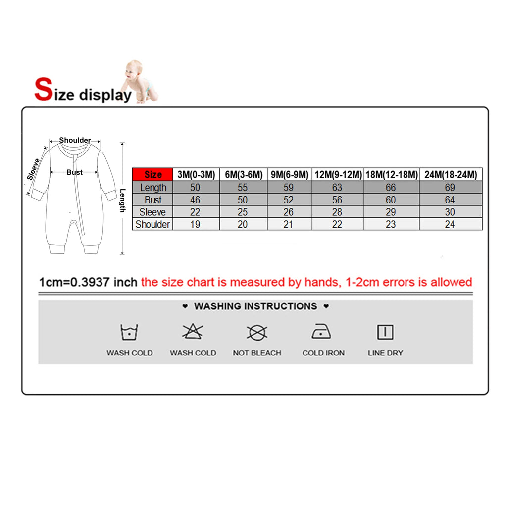 1-Piece Four Seasons Long Sleeve Zipper Baby Boy Girl Rompers Soft Comfort Unisex Infants Jumpsuit Rayon Newborn Clothes