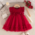 Summer Dress For Baby Girl Sweet Cute Fairy Tutu Baby Girl Birthday Party Princess Dress Children's Clothing 9 Months - 4 Years