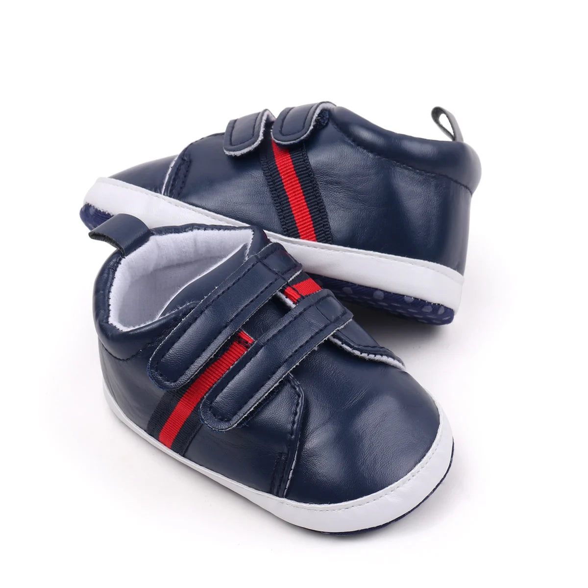 2025 Spring and Autumn Baby Boys Girls First Walking Indoor Outdoor Toddler Shoes Casual Sports Design PU Leather For 0-18M