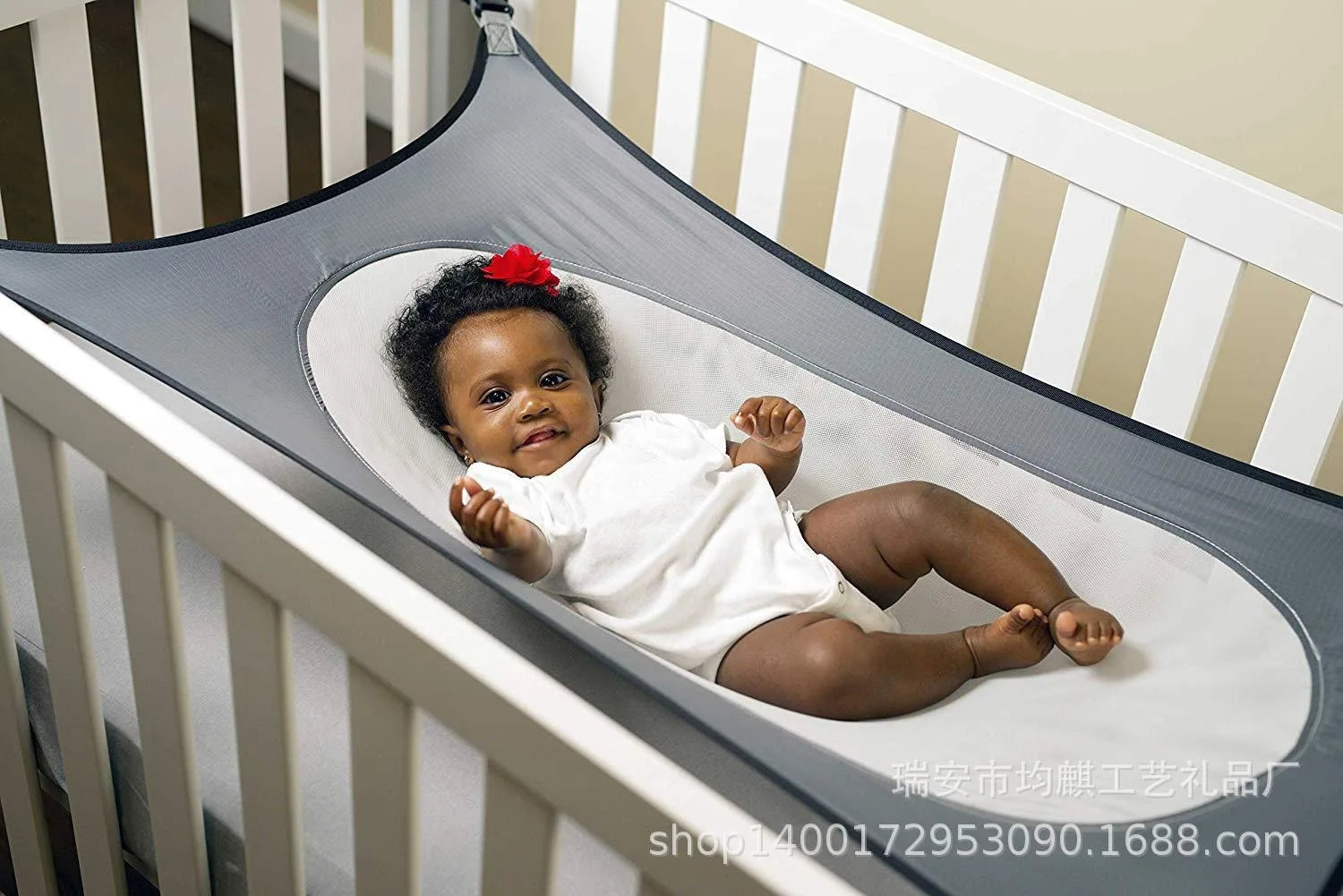 Breathable Baby Sleep Hammock - Removable Crib Swing 105x65cm