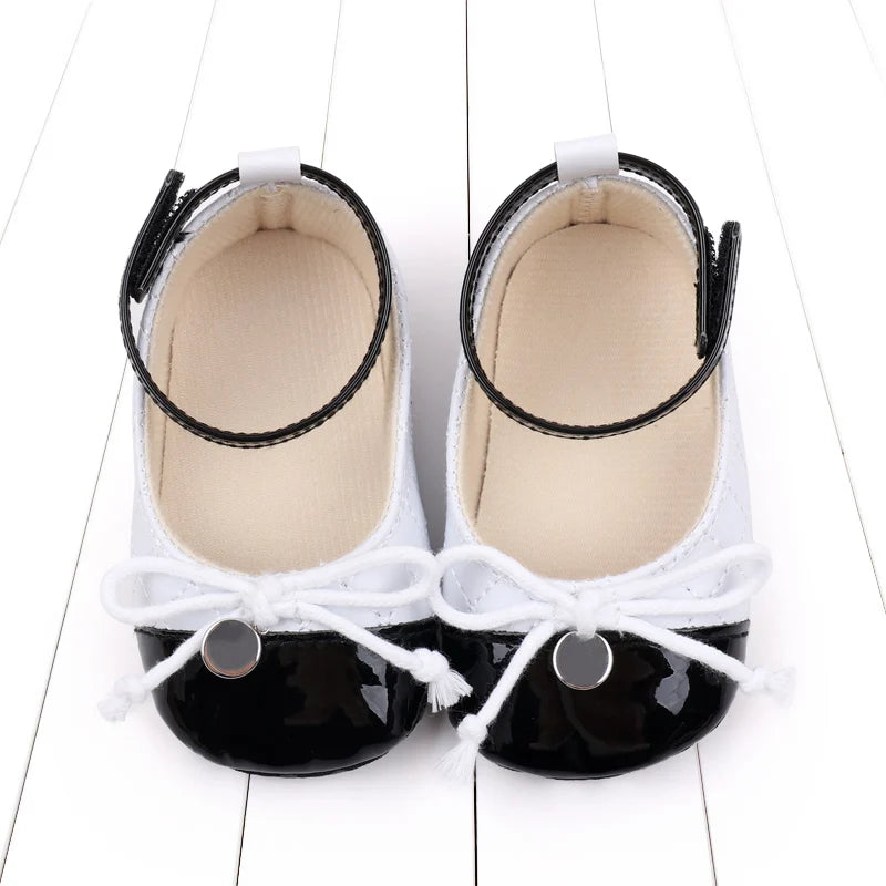2025 New Fashion Spring and Summer Baby Girl Style Cute Bowknot Sandal Soft Cotton For 0-18 months High Quality PU Baby Shoes