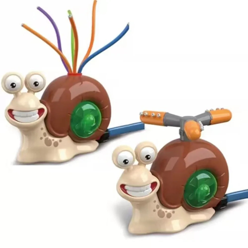 Snail Water Sprinkler Water Spray Toy Outdoor Backyard Garden Water Toys Summer Yard Cartoon Splash Sprinkler Toy for Kids