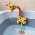 QWZ New Bath Toys Baby Water Game Duck Model Faucet Shower Electric Water Spray Swimming Bathroom Baby Toys For Kids Gifts