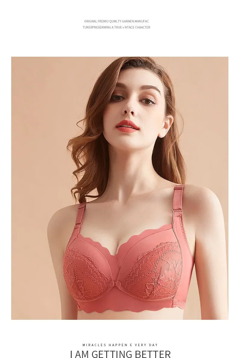 2026 New Maternity Underwear Breastfeeding Gathered Anti-Sagging Pregnancy Pure Cotton Thin Bra Maternity Nursing Lace Bras