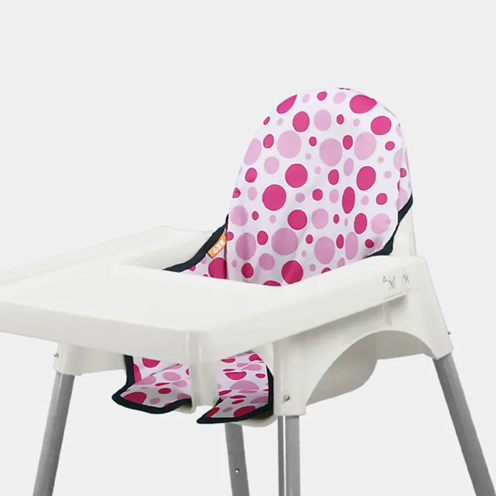 Soft Baby Dining Chair Seat Cover Comfortable Polka Dots Breathable Pad Liner Breathable Yellow High Chair Accessories Summer