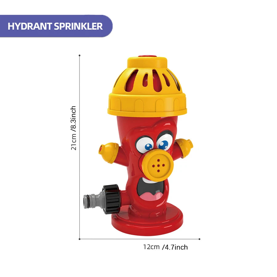 Fire Hydrant Water Spray Dog Toy Outdoor Dog Sprinkler Activated with Swivel Nozzle for Summer Outdoor Shower Dog Drinking Toy