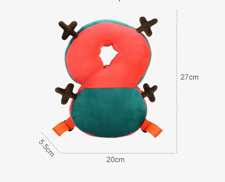 Baby Walking Head Protection Pad and Collision Prevention Backpack Pillow For Kids Soft Crystal velvet Cartoon Security Pillows