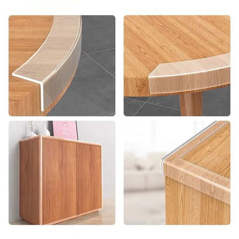 Baby protection Transparent edge protection strip Child safety table corner anti-collision strip for cabinet table drawers