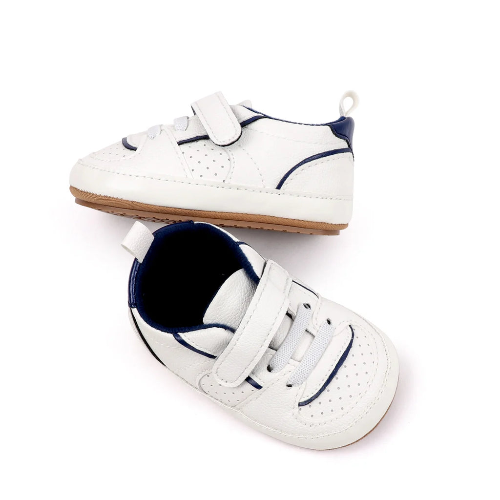 2025 New Style Baby Unisex First Walking Indoor Outdoor Toddler Shoes For 0-18Months With High Quality PU Leather And TPR Sole