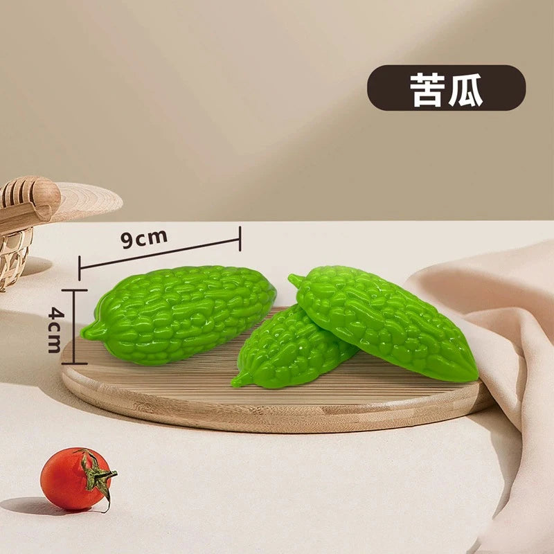 Chechele Montessori Educational Toy Vegetables Fruits And Seafood Play Set Model V1
