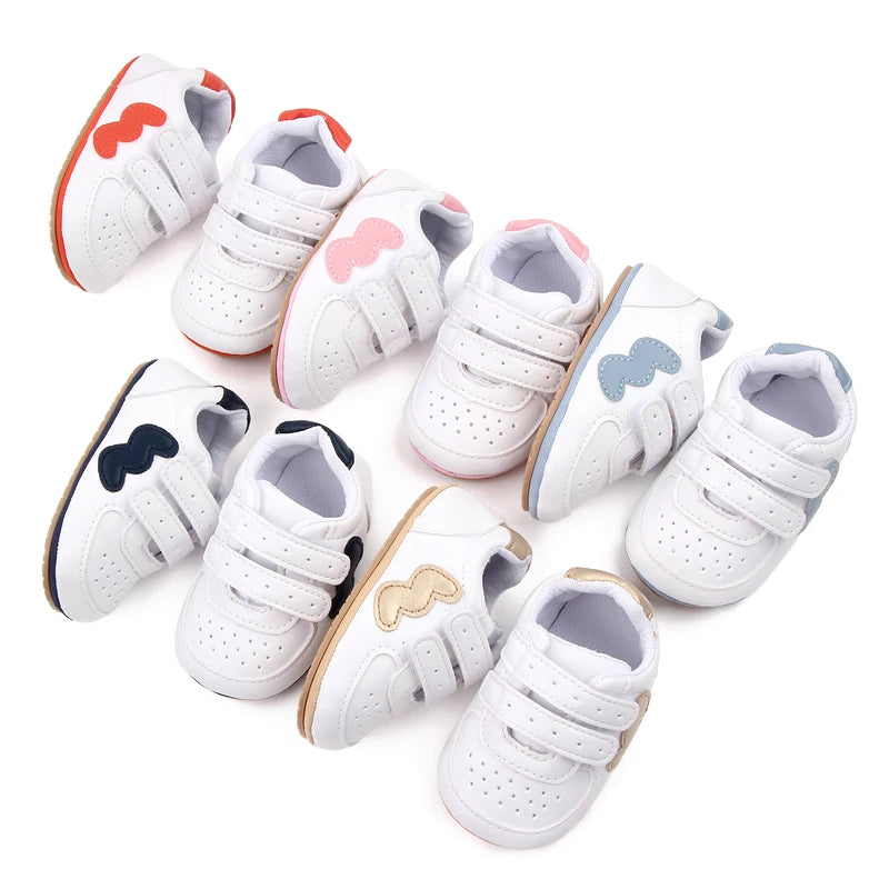 New Fashion Baby Shoes Spring and Autumn High Quality TPR Sole Anti-slip Water Proof Toddler Prewalking Outdoor Sneaker D2736