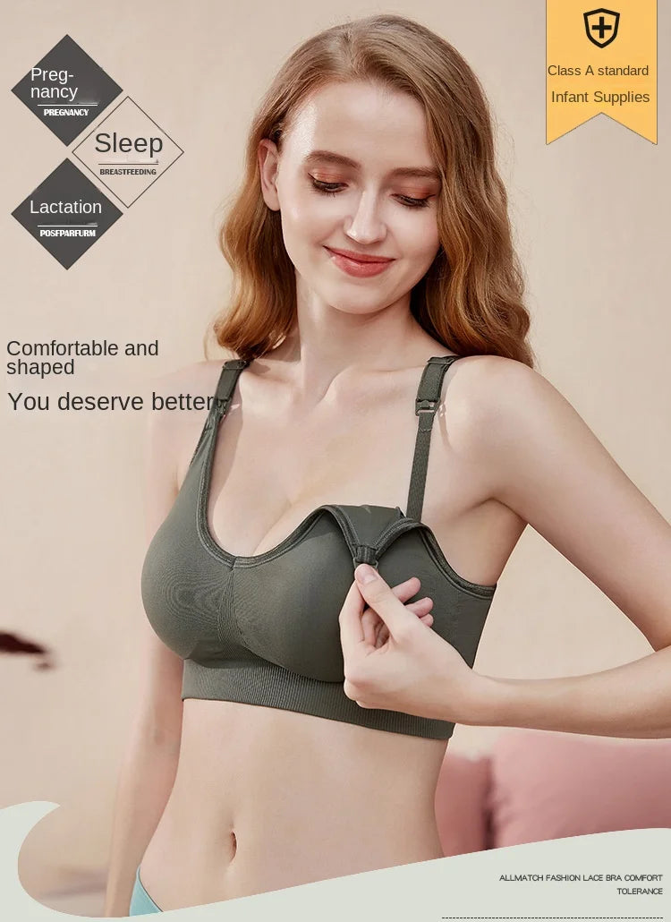 1pc Maternity Nursing Bras Solid Premama Breastfeeding Pregnant Women Pregnancy Underwear Breast Feeding Bra Clothing Lactancias