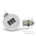Drawer Password Lock 20/30mm Thread Length Cupboard Mailbox 3 Digital Combination Lock Anti-theft Security Furniture Hardware