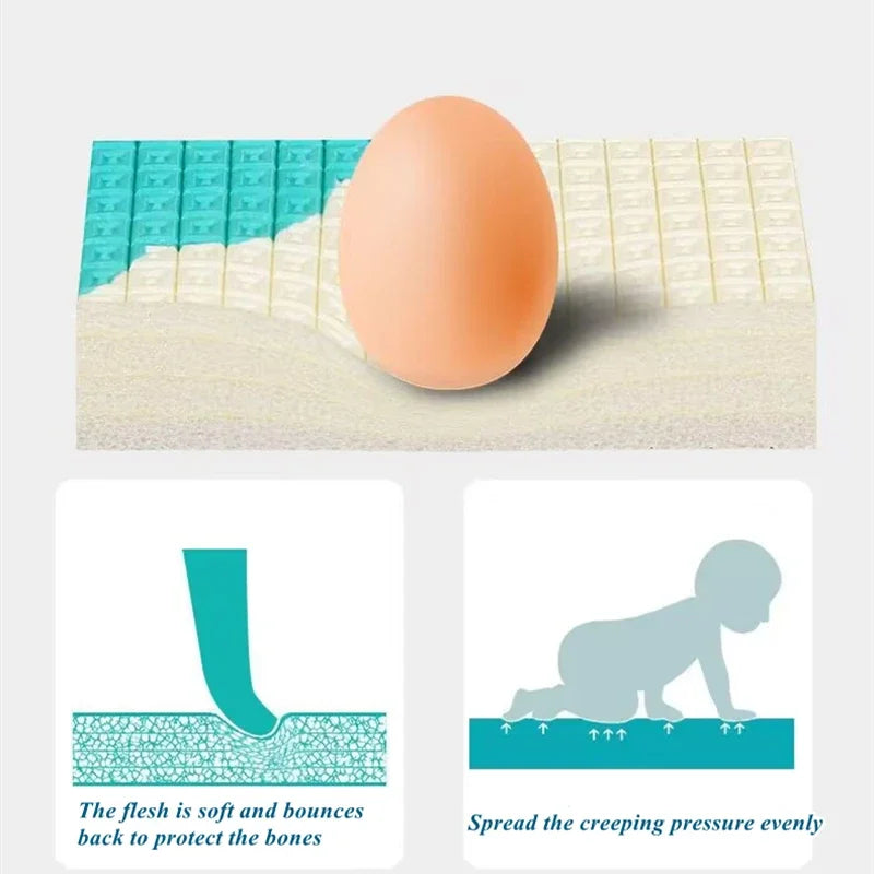 Double Sided Pattern Baby Activities Crawling Play Mats Non-toxic EPE Baby Activity Gym Room Mat Game Mat for Children's Mat Rug