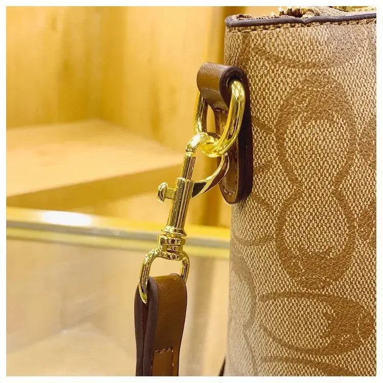 Vintage Original Textured Diaper Bag Square Satchel Women Luxury Purse Handbag Messenger Elegant Classic