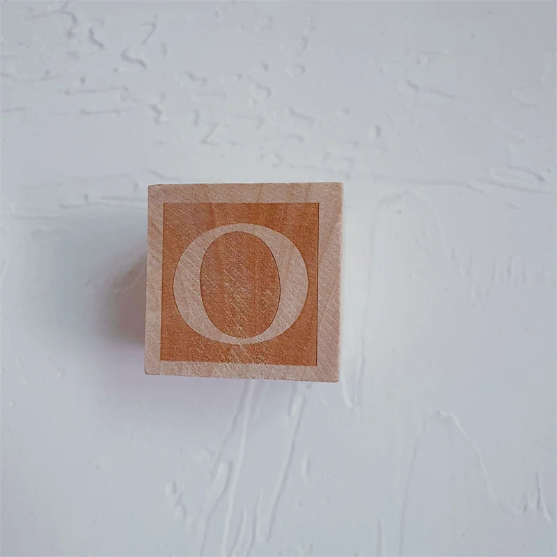 Wooden Alphabet Ornaments AtoZ for Custom Names Nordic Style 26 Letter Set for Home Decor Crafts and Photography Props