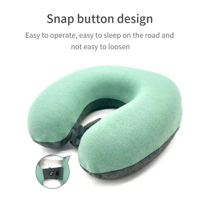 New Baby Headrest U-Shaped Portable Memory Foam Neck Support Children's Pillows Travel Pillow Breathable Soft Body Accessory