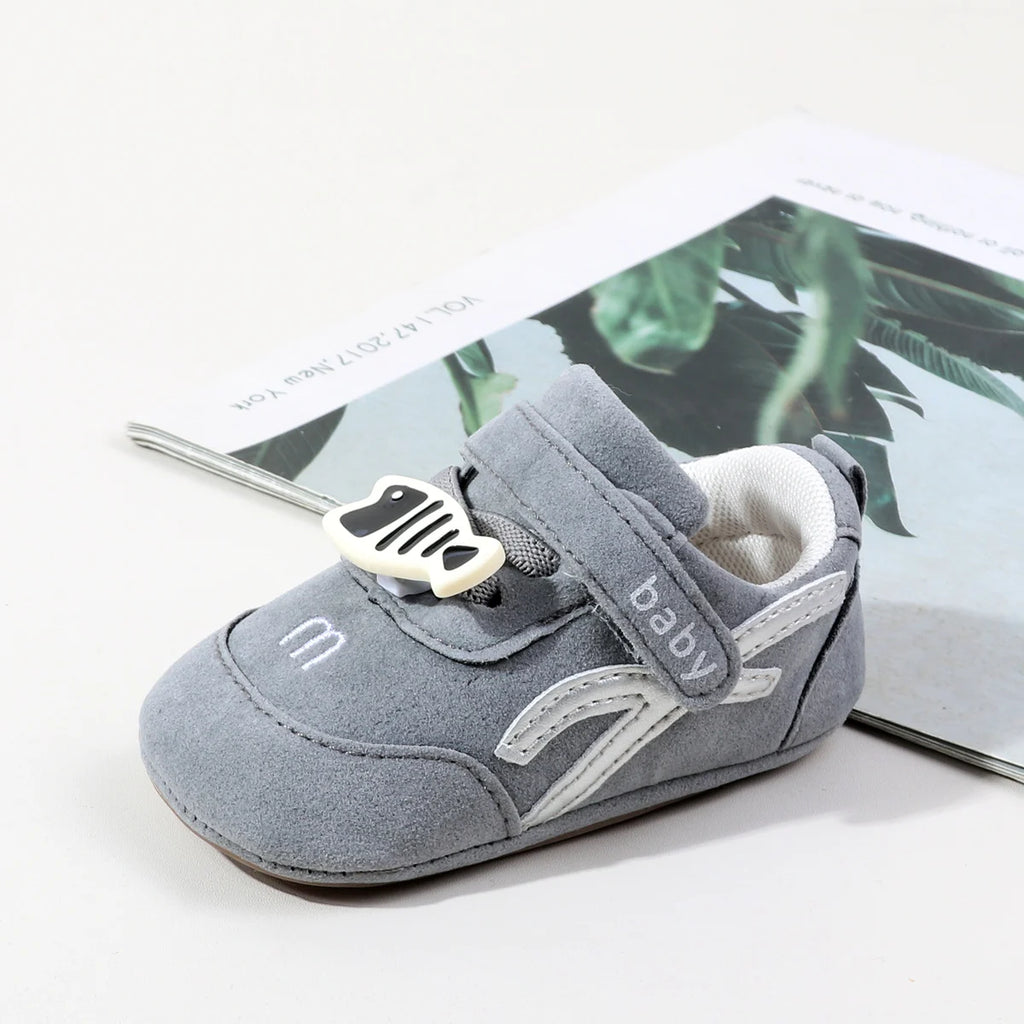 Hot Sale Baby Boys And Girls Sprots Sneaker Indoor Outdoor Toddler Shoes For 0-18 Months Baby Unisex Soft And Comfortable Sole