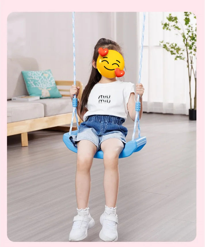 Large Curved Board Swing Seat for Kids - Indoor/Outdoor Garden Swing