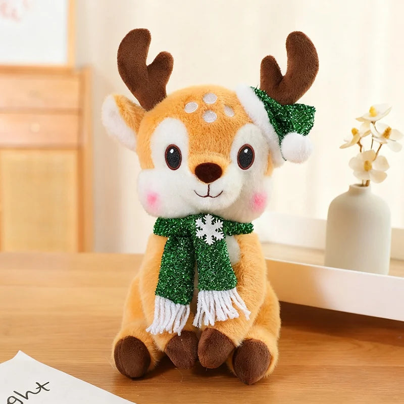Deer Doll Pillow Stuffed Plush Toy For Kids Kawaii Cartoon Anime Plush Soft Cozy