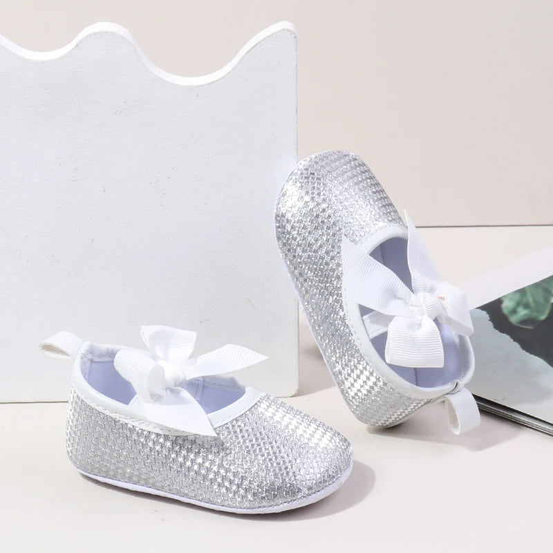 2025 Hot Selling Baby Girls Princess First Walking Indoor Outdoor Toddler Shoes Fully Paved with Diamonds Design For 0-18M