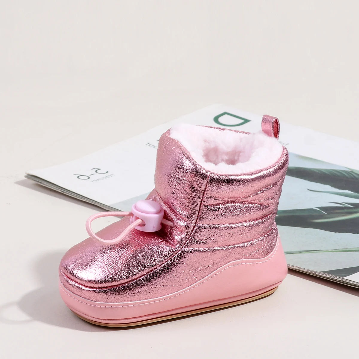 Toddler Shoes For 0-18M 2025 New Style Winter Padded and Thick Women's Shoes Warm Snow Boots Made Of Cotton Snow Boots