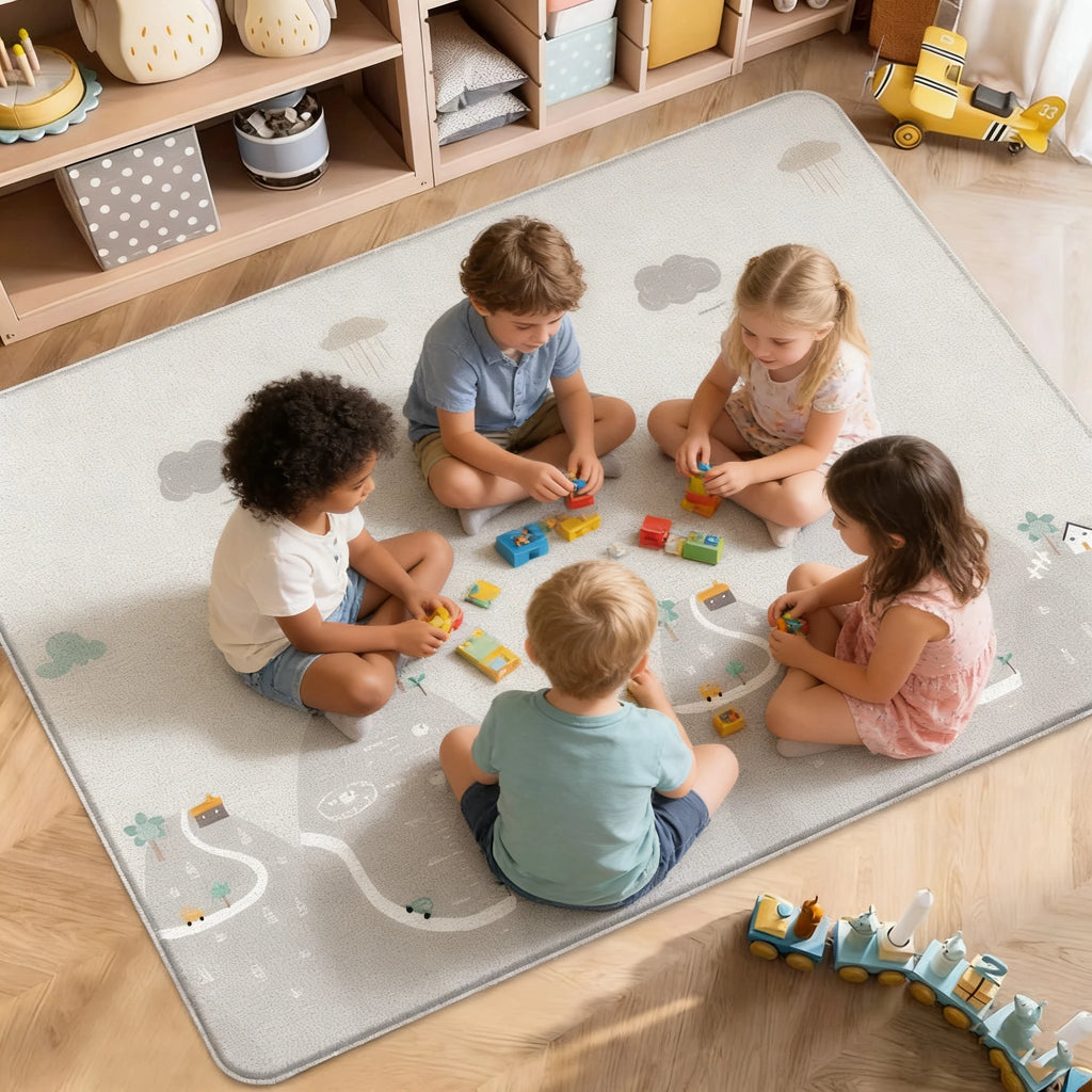 Crawling Play Mats Double Sided Pattern Baby Activities Non-toxic EPE Baby Activity Gym Room Mat Game Mat for Children's Mat Rug