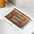 Bathroom Soap Box Walnut Wood Soap Box  Bathroom Soap Holder, Soap Storage Rack Bathroom Washroom Tools