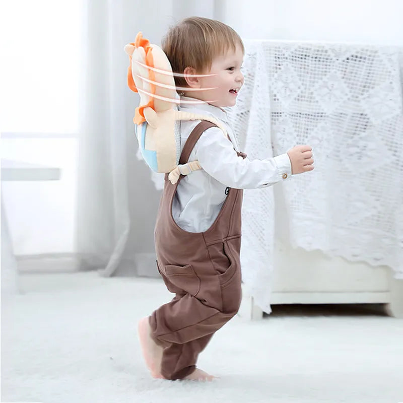 1-3T Toddler Baby Head Protector Backpack Pillow Safety Pad Cushion Prevent Injured Cartoon Security Pillow Protective Headgear