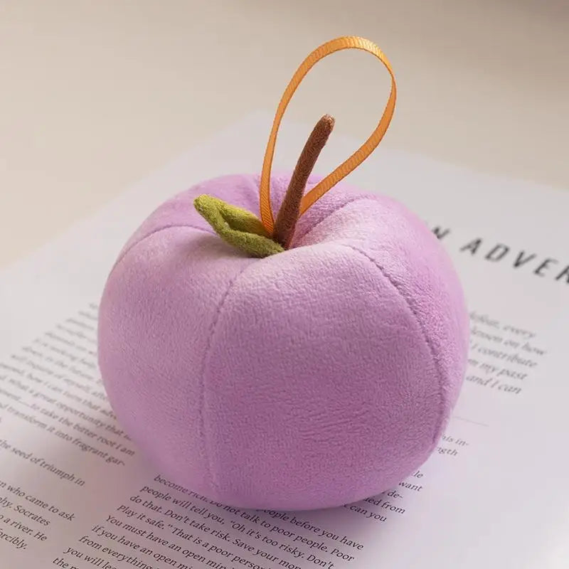Apple Plush Toy Mini Hanging Decor Delicate Cute Colorful Lifelike Apple Ornament Appl-01