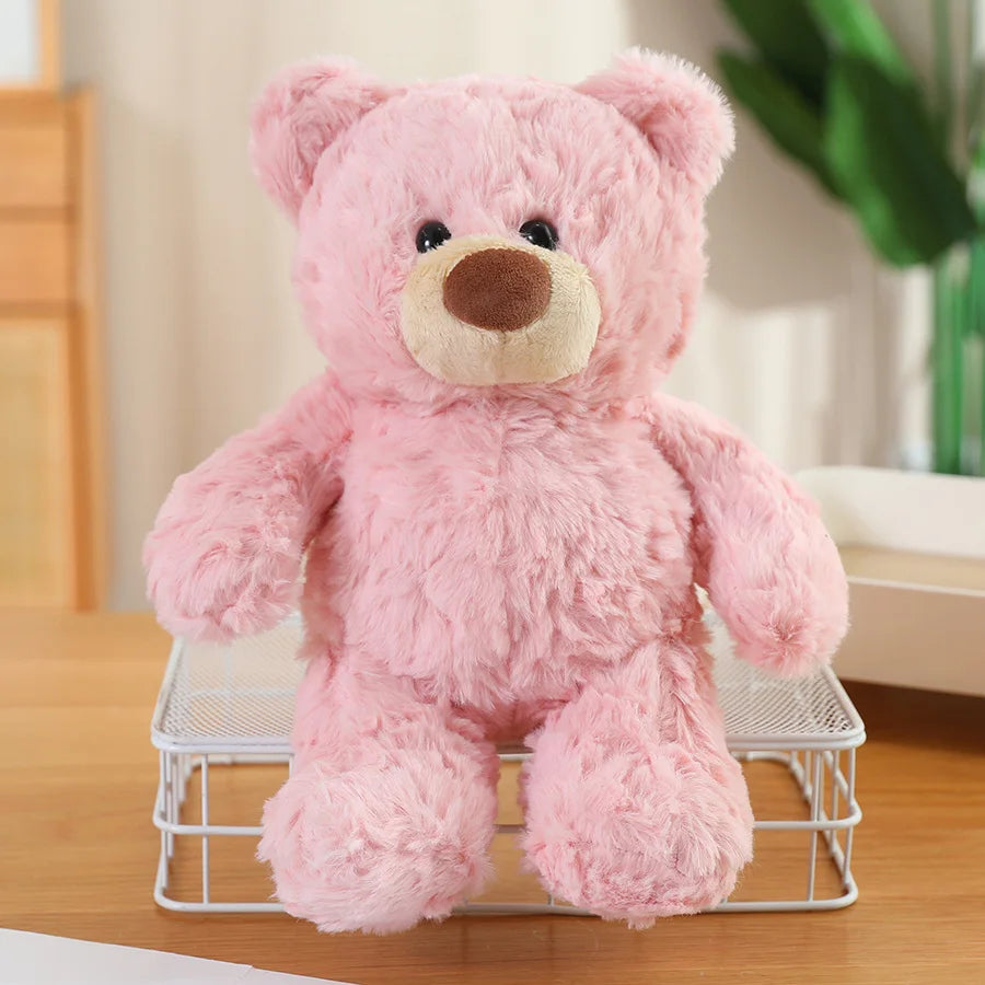 Brand Curly Teddy Bear Brown Plush Soothing Toy Model TB01 For Kids Girls Birthday Decoration Gift