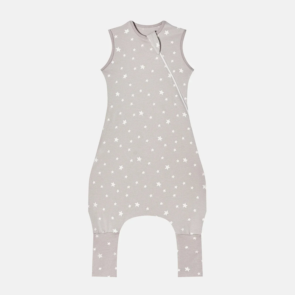 100% Cotton Baby Split Leg Sleep Sack Sleeveless Homewear Four Seasons Wear Two Way Zipper Comfortable Sleeping Bag for Infants