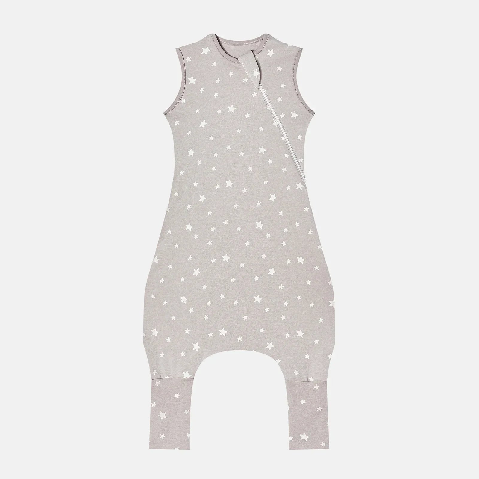 100% Cotton Baby Split Leg Sleep Sack Sleeveless Homewear Four Seasons Wear Two Way Zipper Comfortable Sleeping Bag for Infants