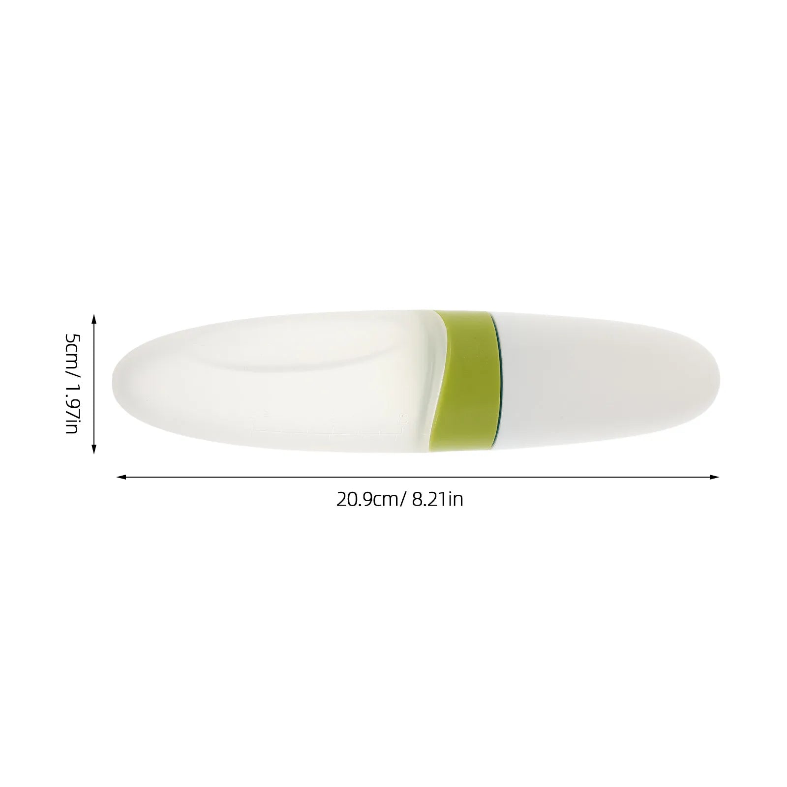 Silicone Baby Food Dispensing Spoon Soft Tip Infant Feeder Squeeze Spoon for Weaning Feeding Oatmeal Cereal Tableware