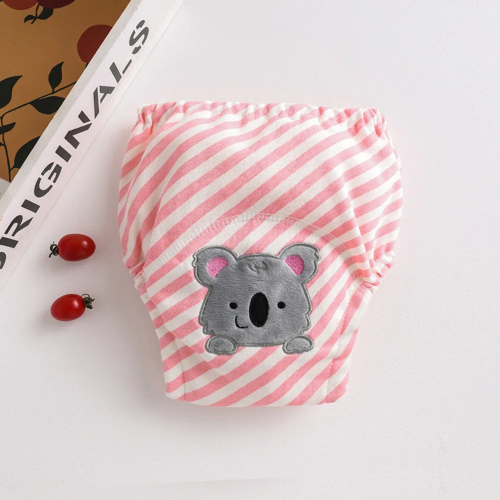 Newborn Baby  Diapers Washable Reusable Nappies Grid Eco Friendly Cotton Baby Cloth Training Pant Cloth Adjustable Diaper