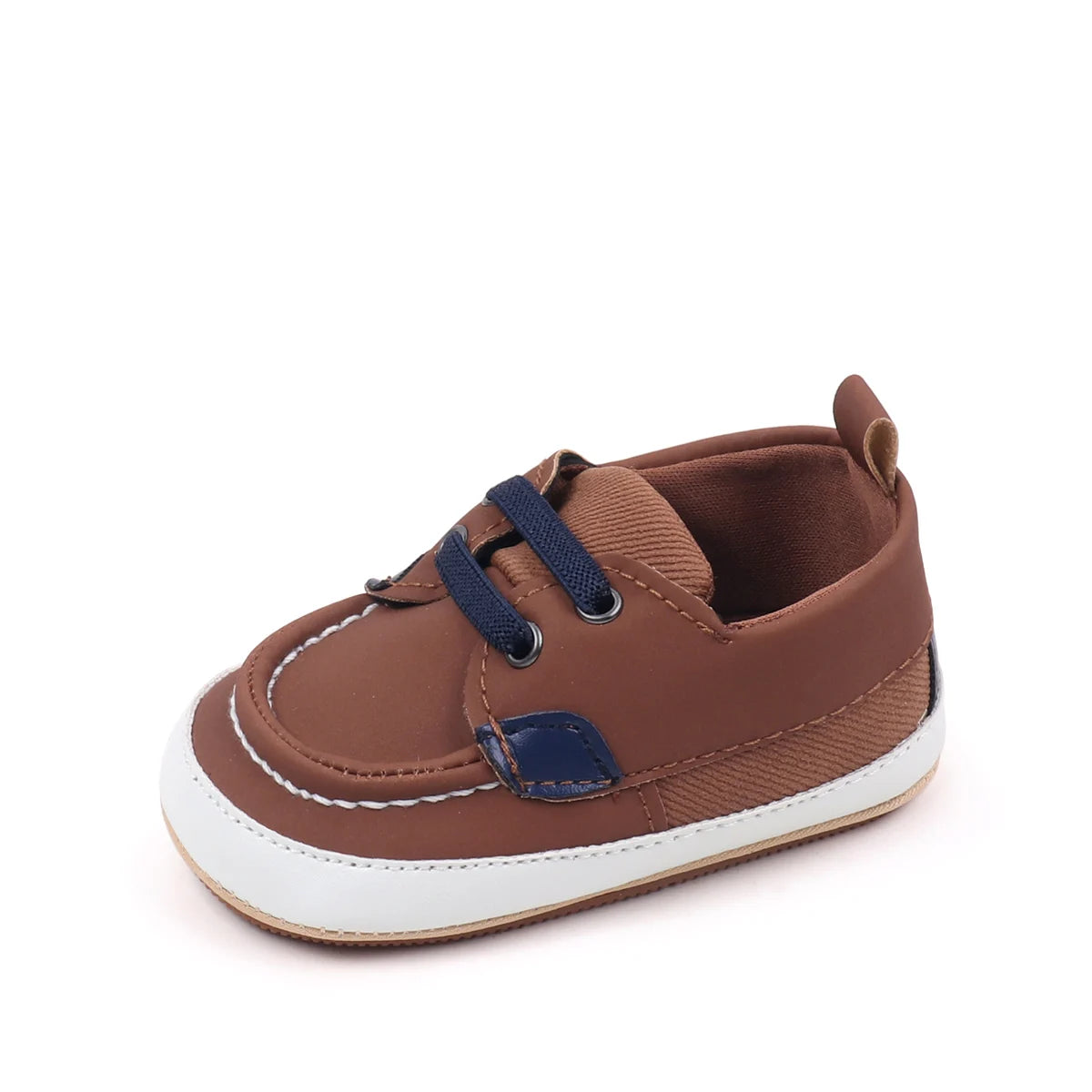 Baby Shoes 0 To 1 Years Non Slip PU Sole Casual Walking Shoes For Toddlers Soft Sole Lightweight Upper PU