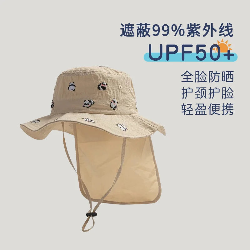 SunGuard Kids Quick Dry Sun Protection Hat Model SgHat01 For Summer Beach Boys And Girls