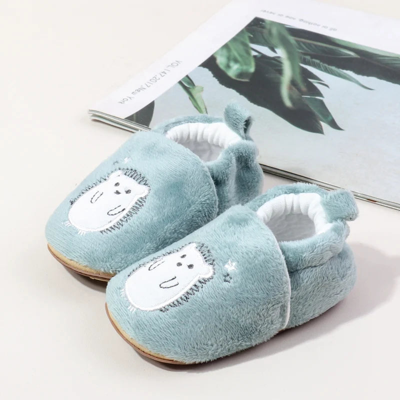 Baby Girl Boy Prewalker Shoes Spring and Autumn Cute Cartoon Animals Design Casual Anti Slip High Quality Newborn Toddler Shoes
