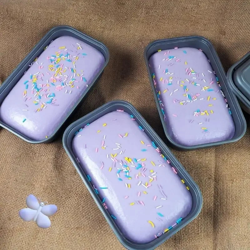 Box Cake Squishy Ornament, Slow Rising Soft Squeeze Decor, Stress Relief Hand Kneading Desktop Ornament for Party & Daily Use