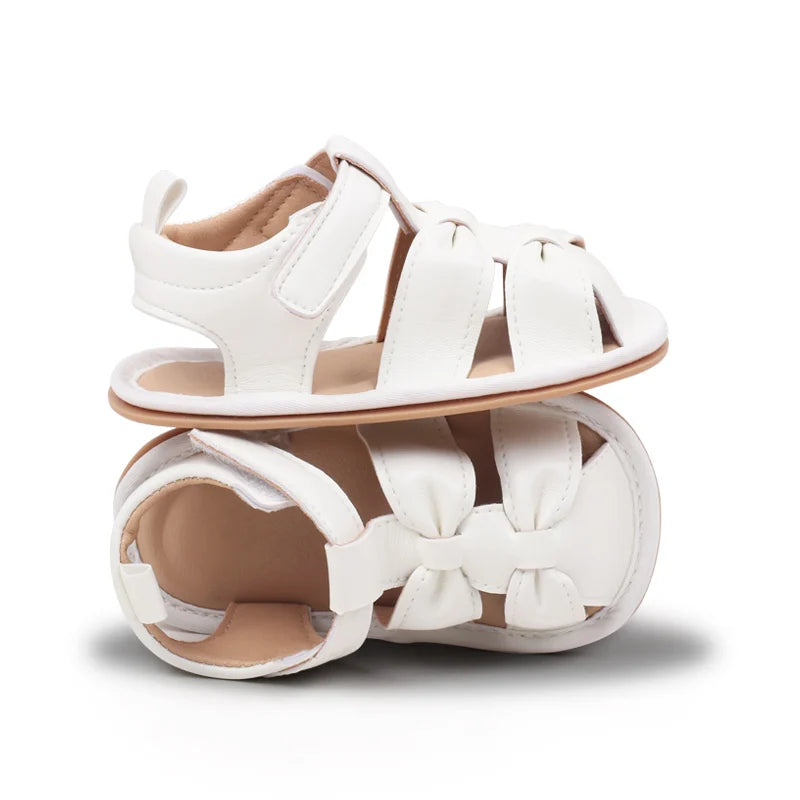 Summer New Style Baby Casual Sandals For Girls Aged 0-2 Years Old Breathable Soft Sole Anti-Slip Learning To Walk Shoes BBW4151