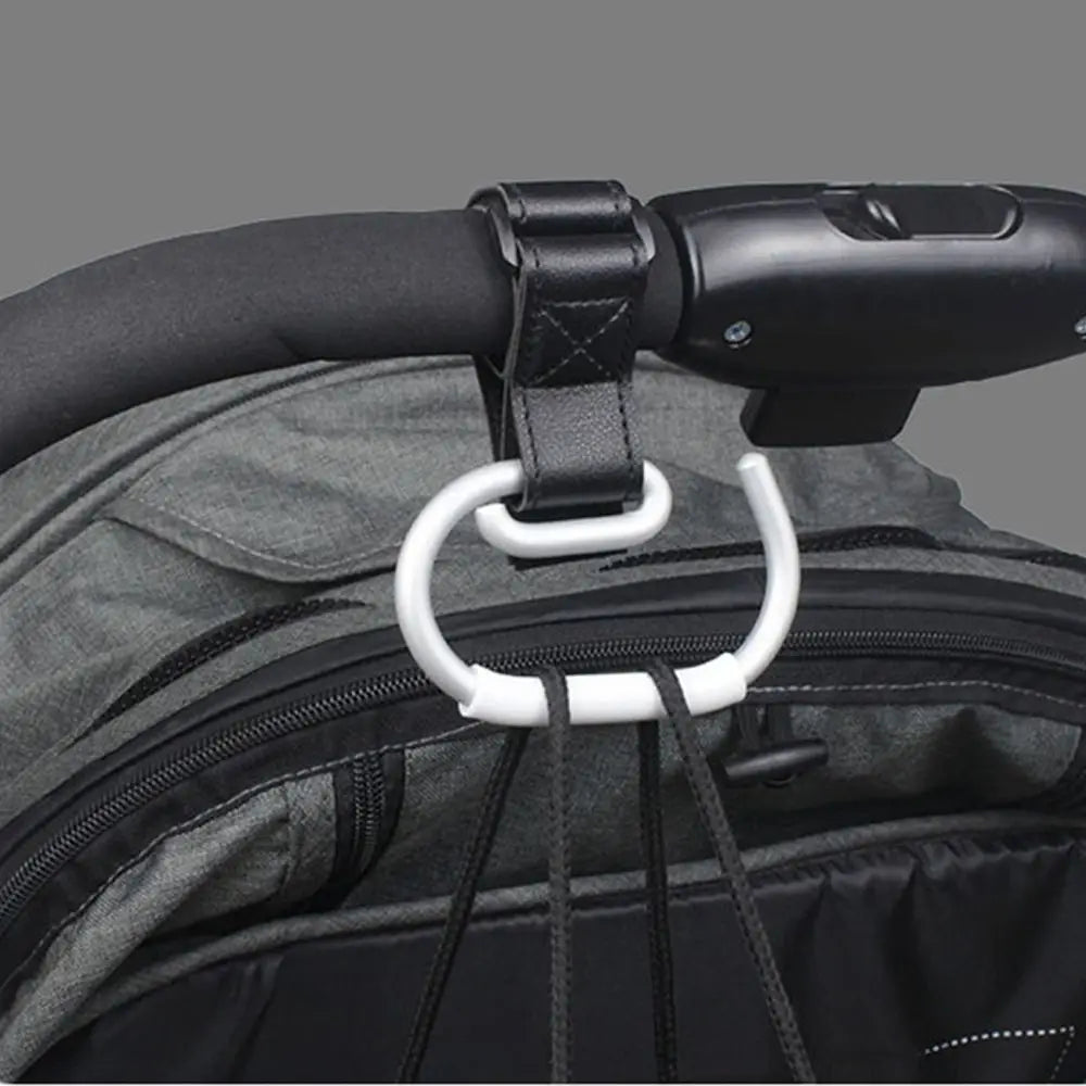 PU Baby Stroller Hooks Solid Color Cart Organizer Hanging Hook Stroller Accessories Cartoon Stroller Accessories Baby